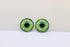 Glass Cabochon Iris Puppet Eyes - GRANNY SMITH - FurriFingers
